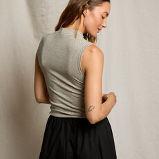 Perfect White Tee Mel Luxe Mockneck Tank