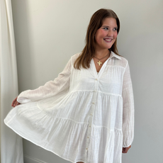 Deluc Gomera Dress-Off White