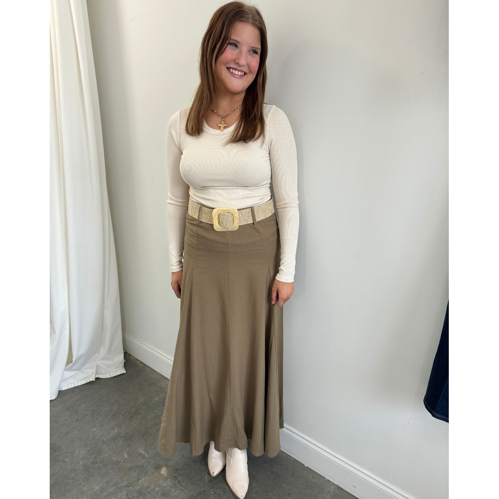 Deluc Clouet Skirt-Toast