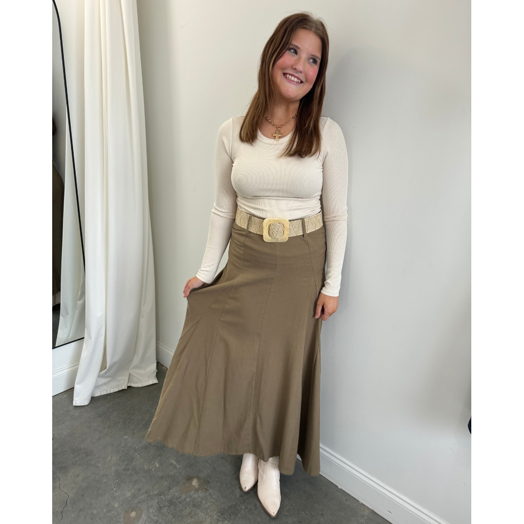 Deluc Clouet Skirt-Toast