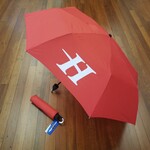 Huntingdon College Super Mini Compact Umbrella with Clip Handle 42 in