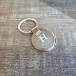 Key Ring Huntingdon College Grey