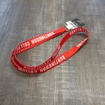 Huntingdon College Red Lanyard with Key Ring