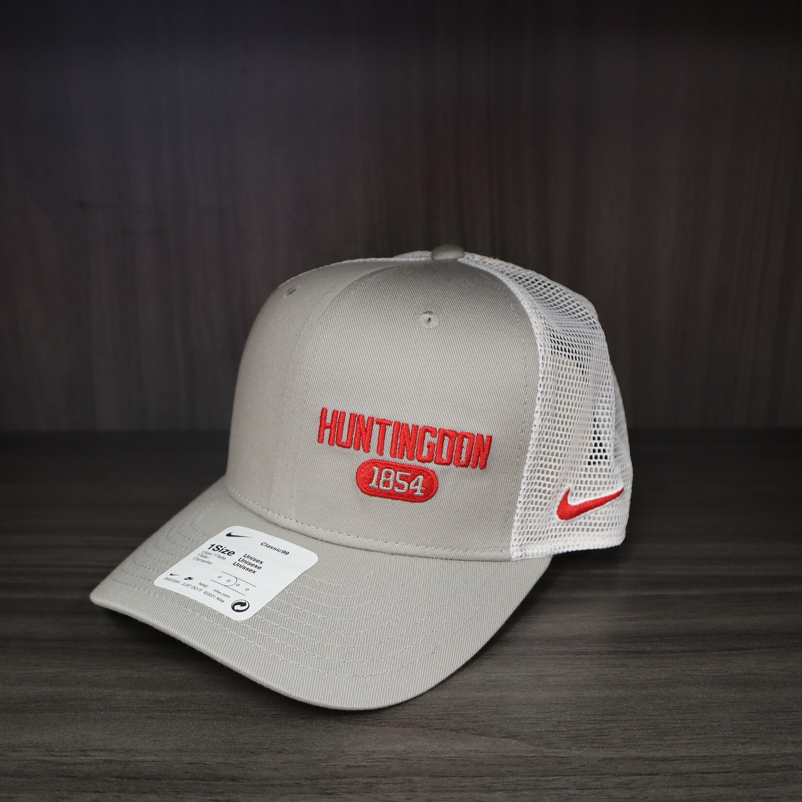 Embroidered Trucker Pewter C99