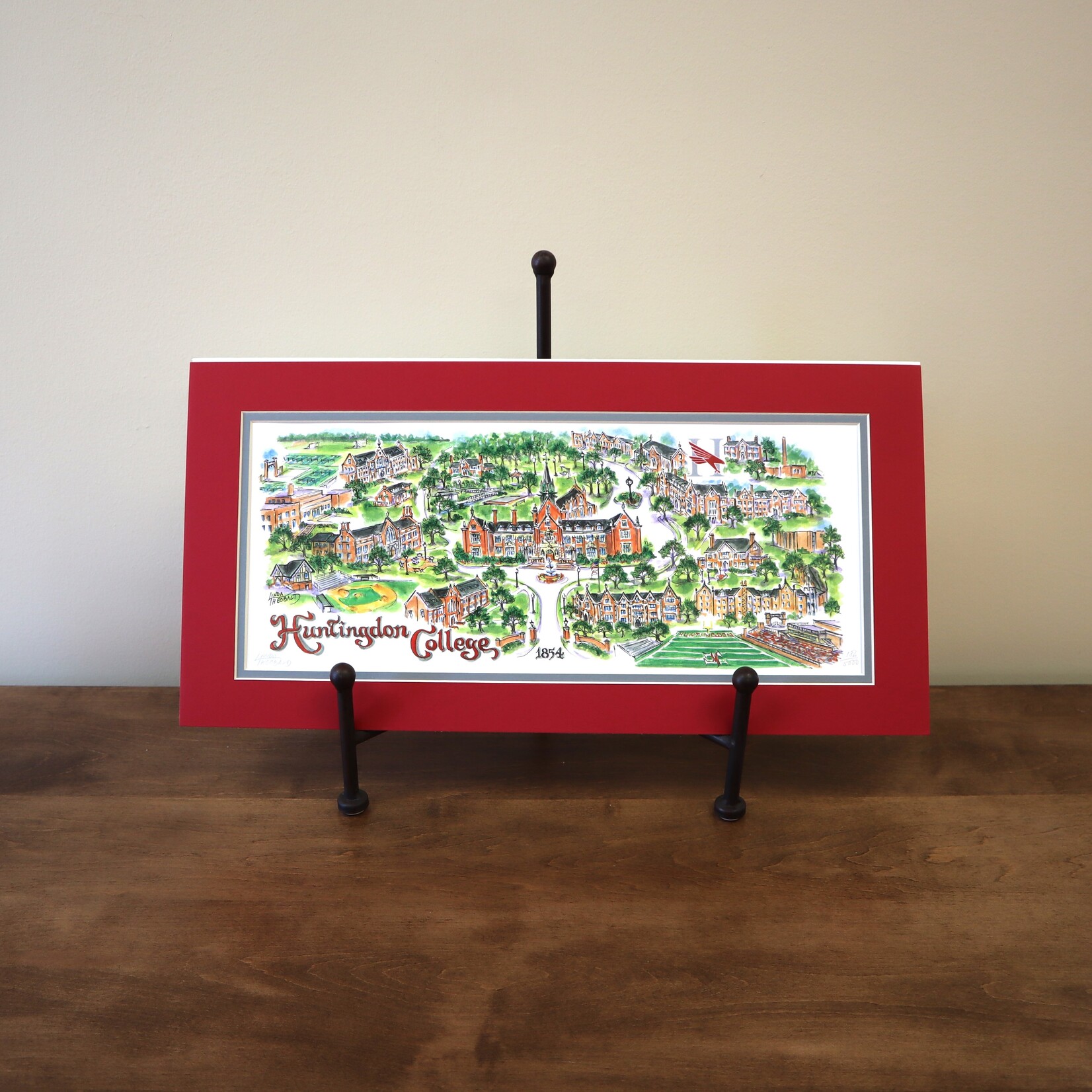 Huntingdon College Campus Print by Linda Theobald