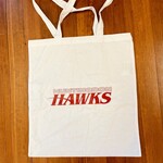 White Tote Bag Huntingdon Hawks