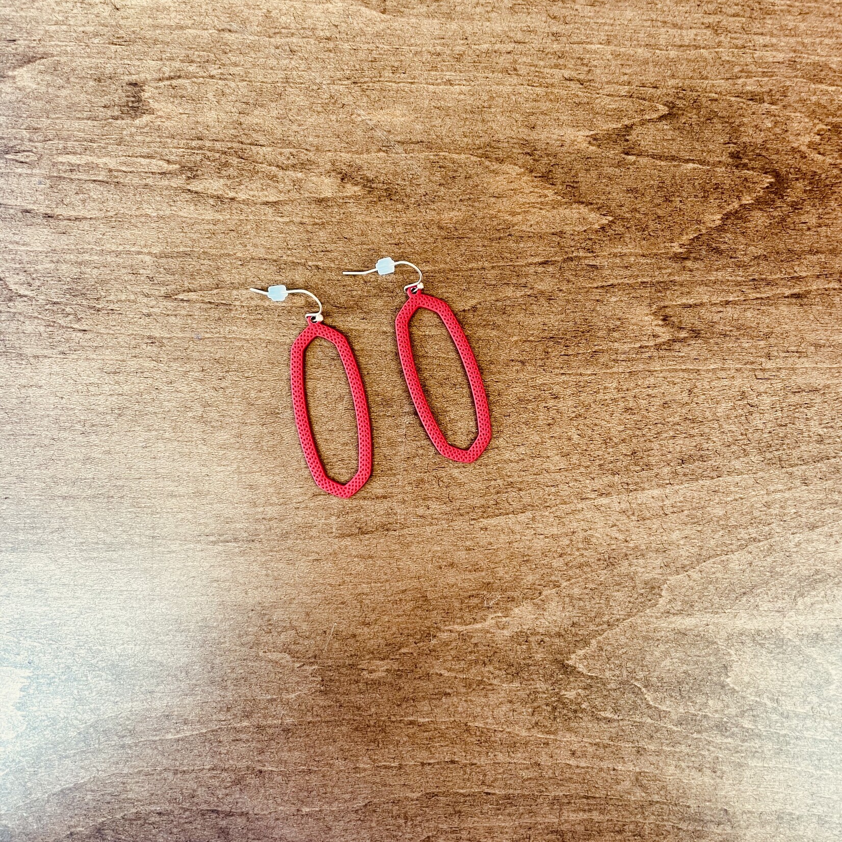 Red Drop Earrings