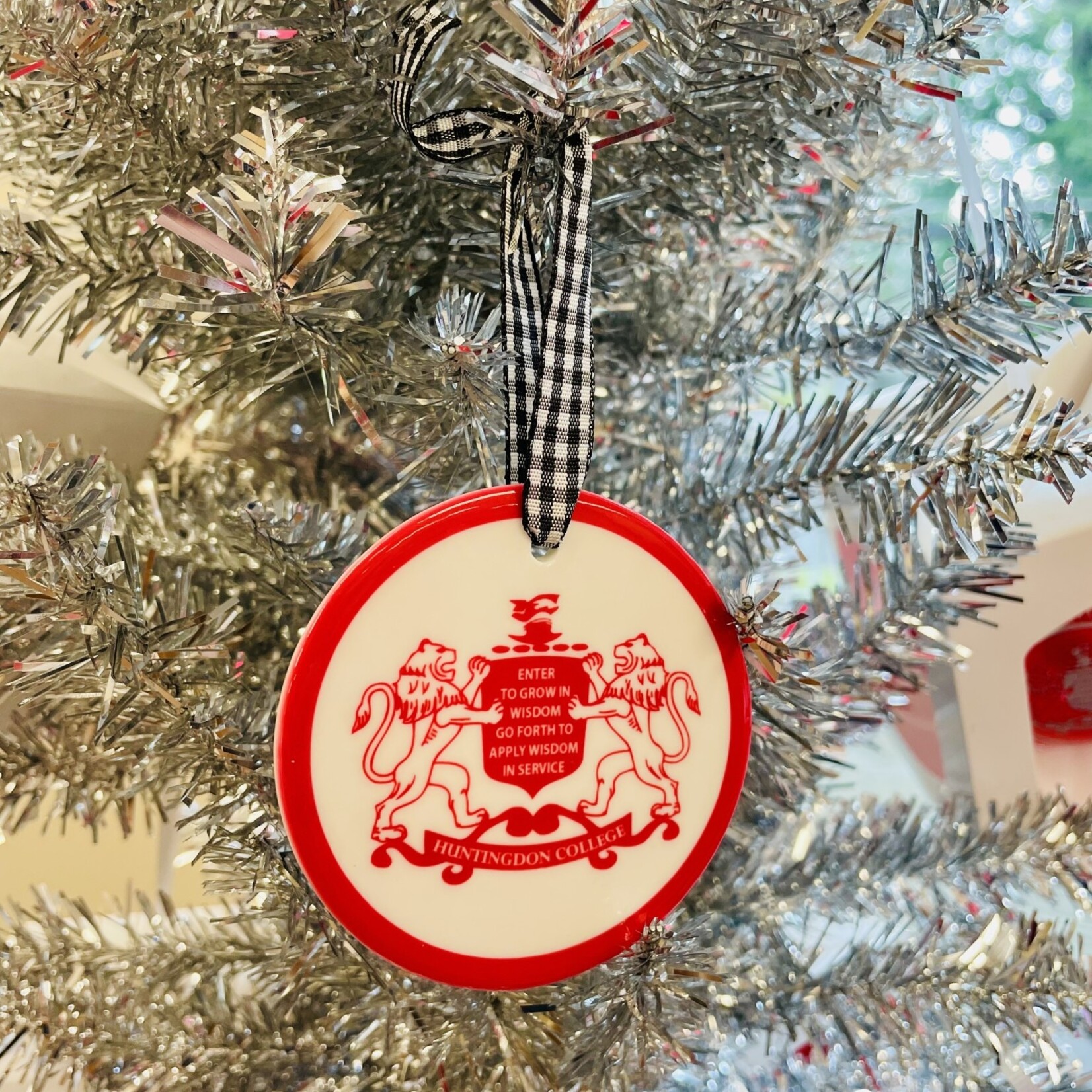 Porcelain Crest Ornament