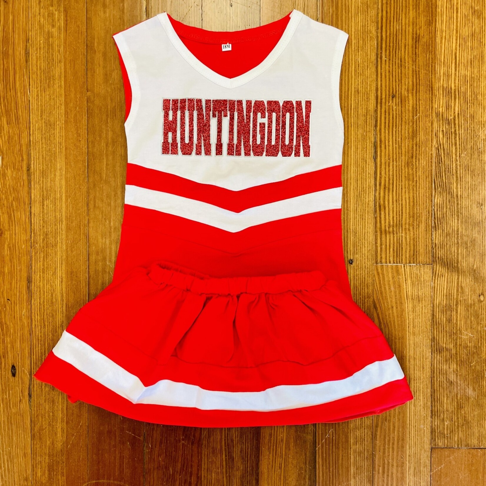 Cheerleading Outfit Glitter Design