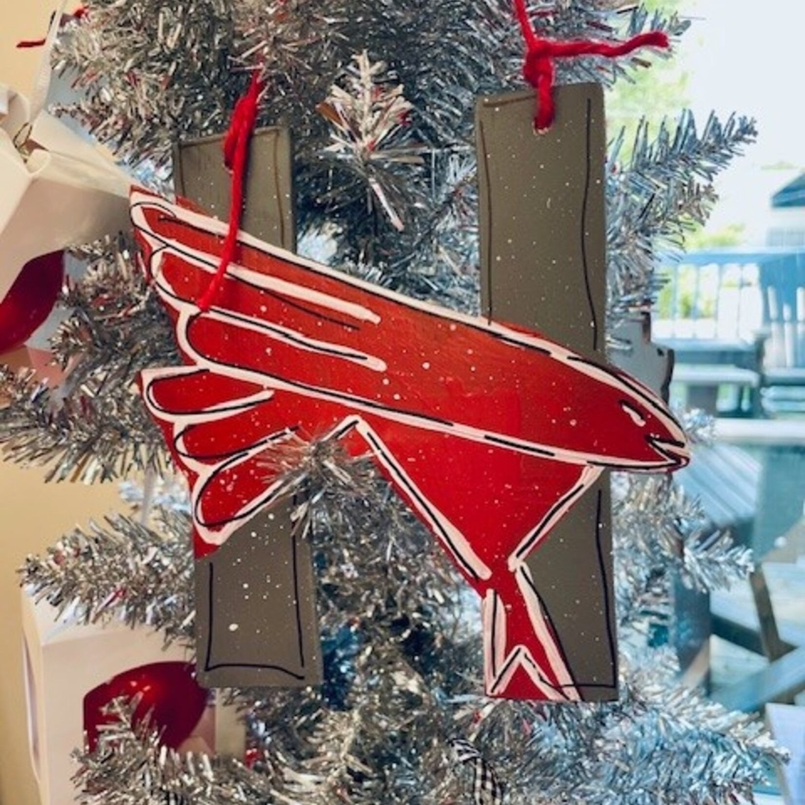 Wooden Hand Painted Ornament