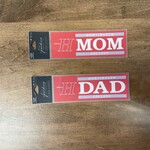 Mom and Dad Window Cling