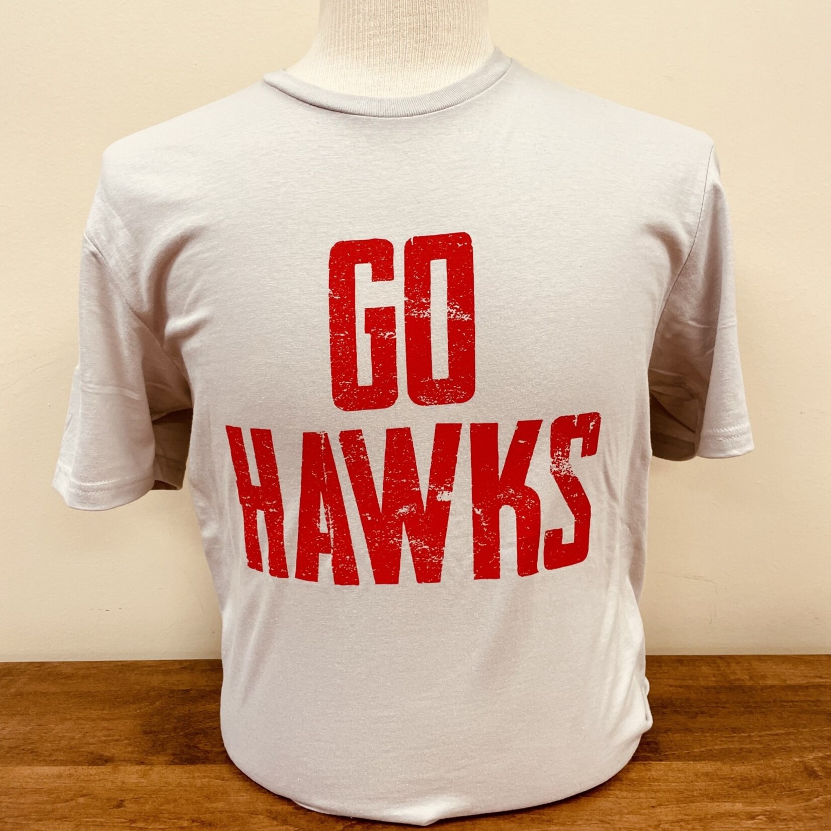 Go Hawks Ice Grey Tee