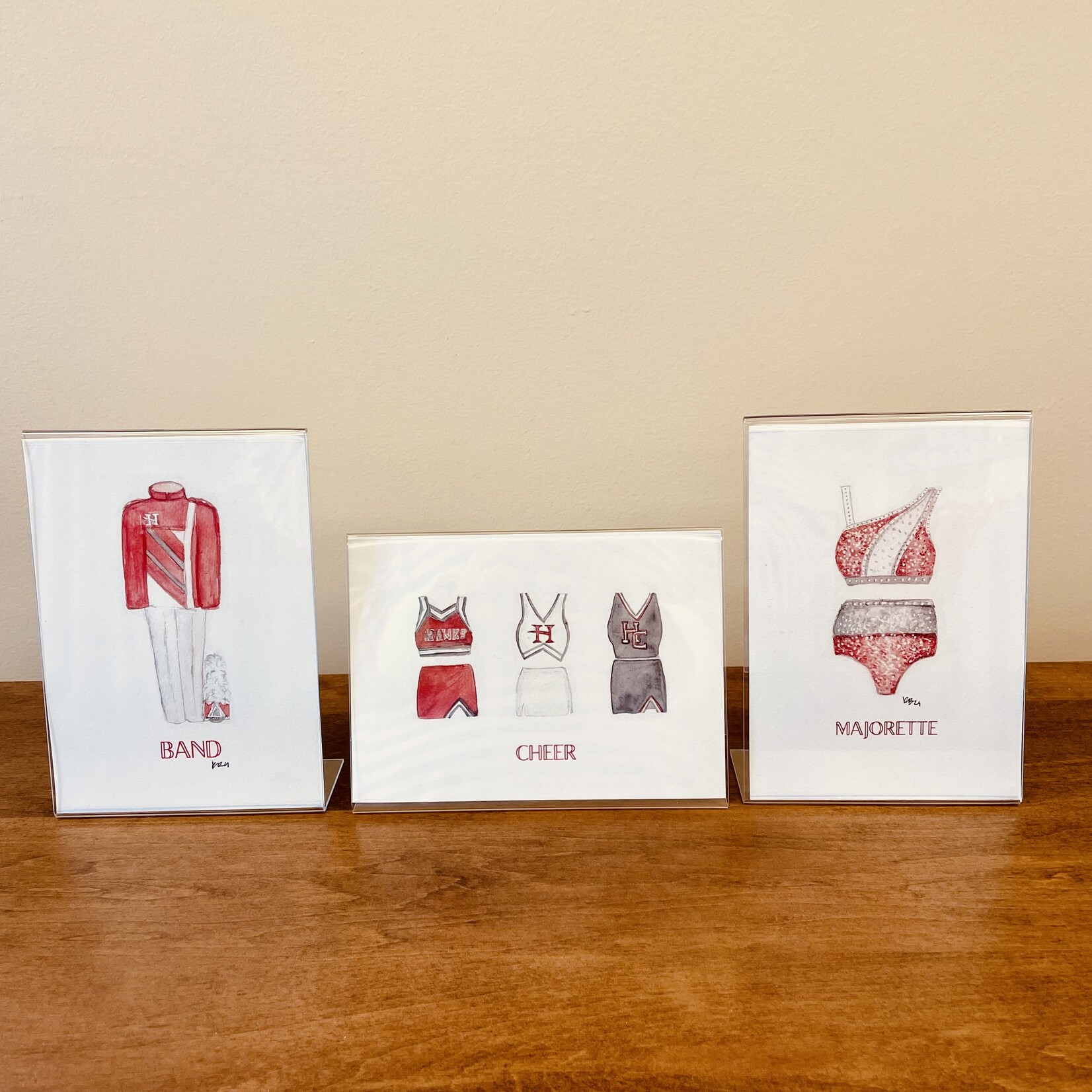 5 X 7 Watercolor Prints by Kimmie Bothwell