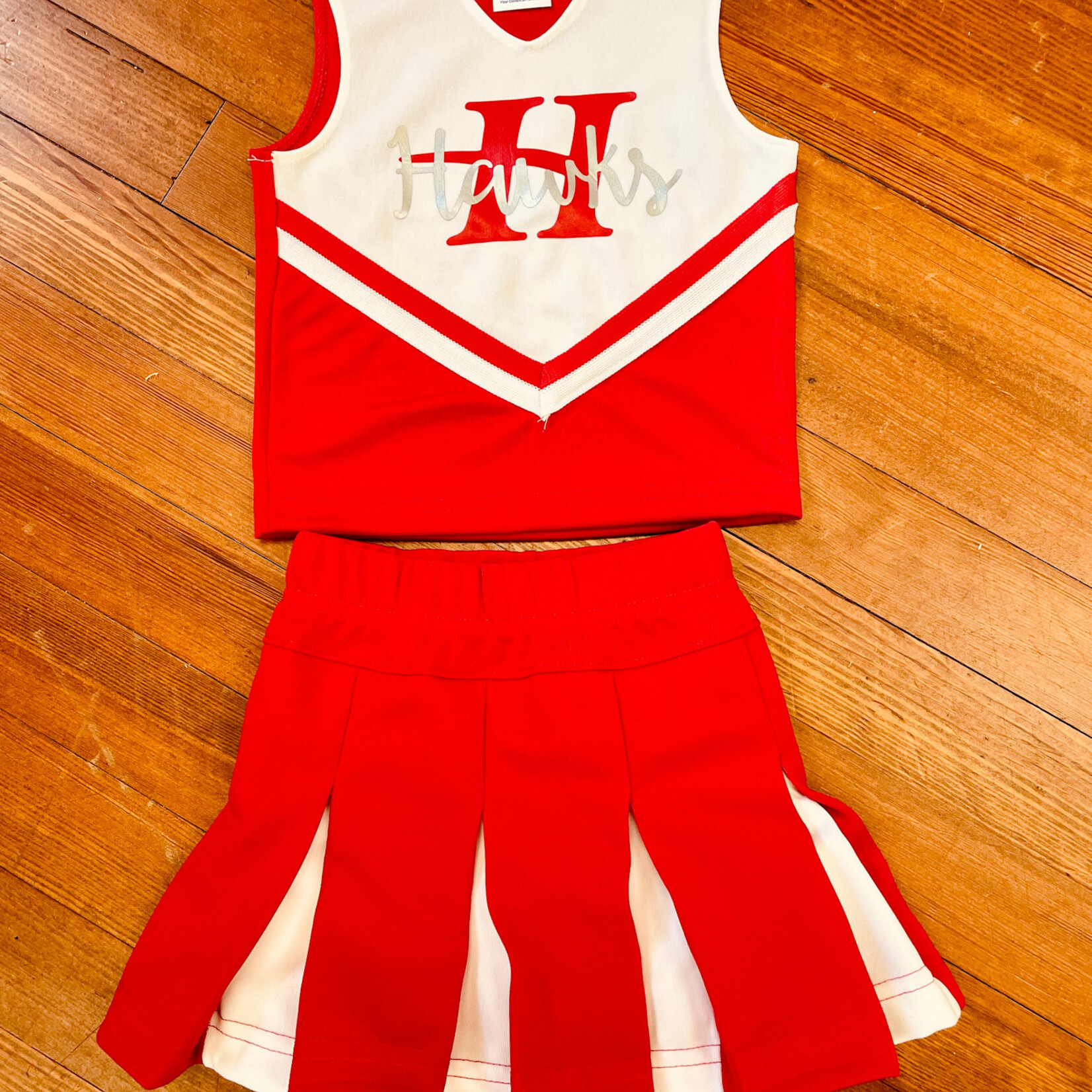 Youth Cheer Uniform Pleated Skirt