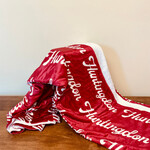 Repeating "Huntingdon" Plush  Blanket