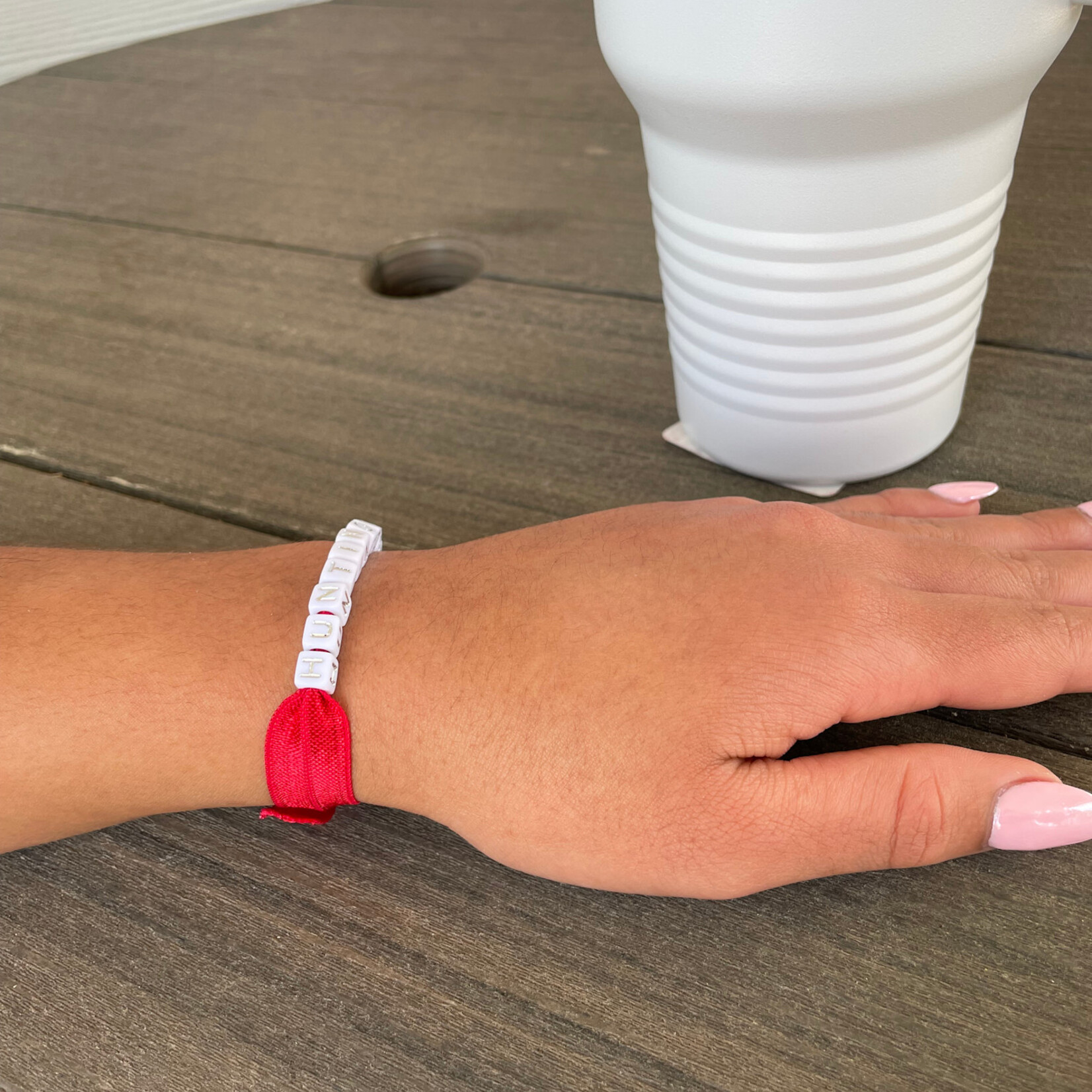 Red Stretch Bracelet