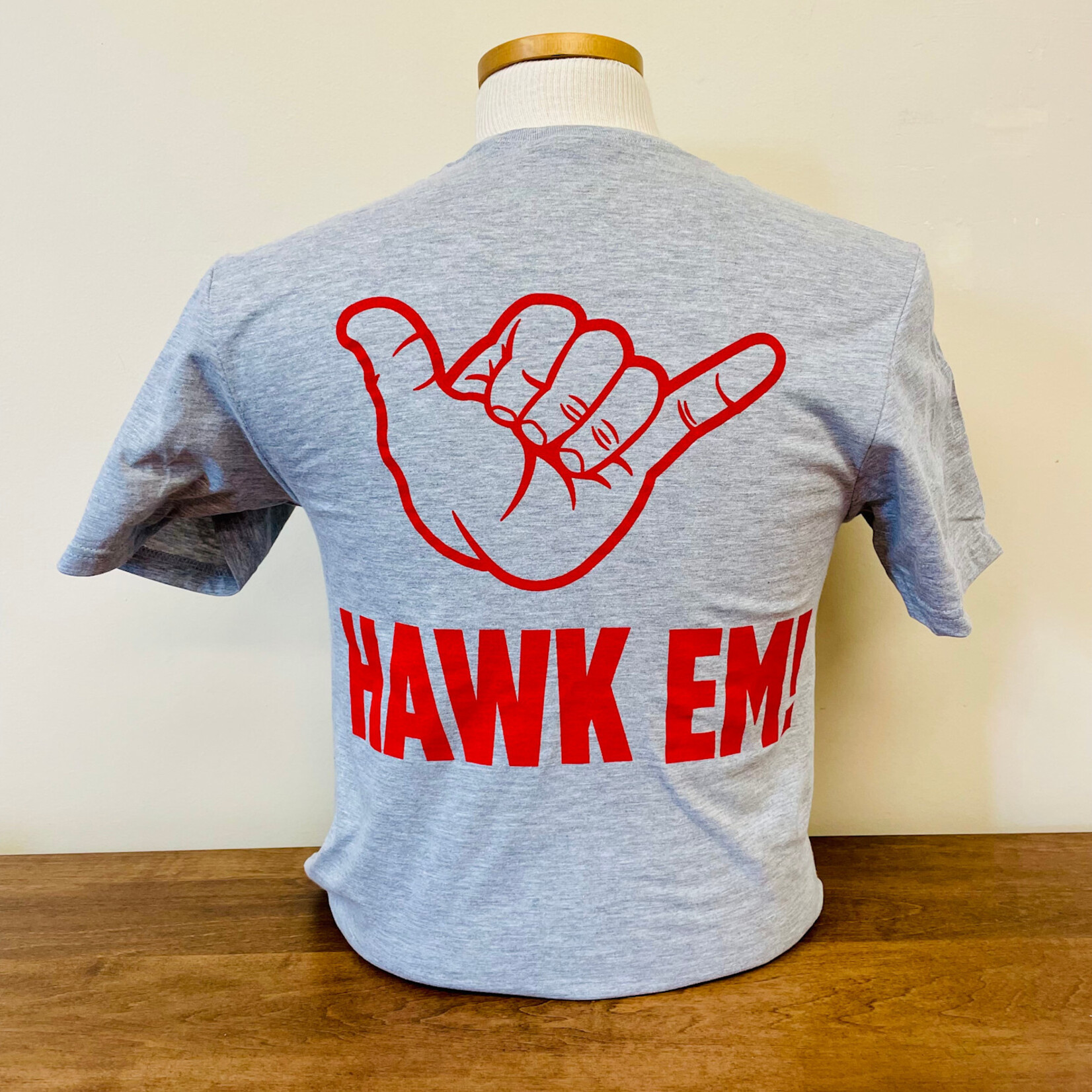 Hawk 'Em Grey Tee