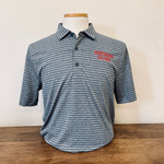 Cutter & Buck Grey Heather Stripe Polo
