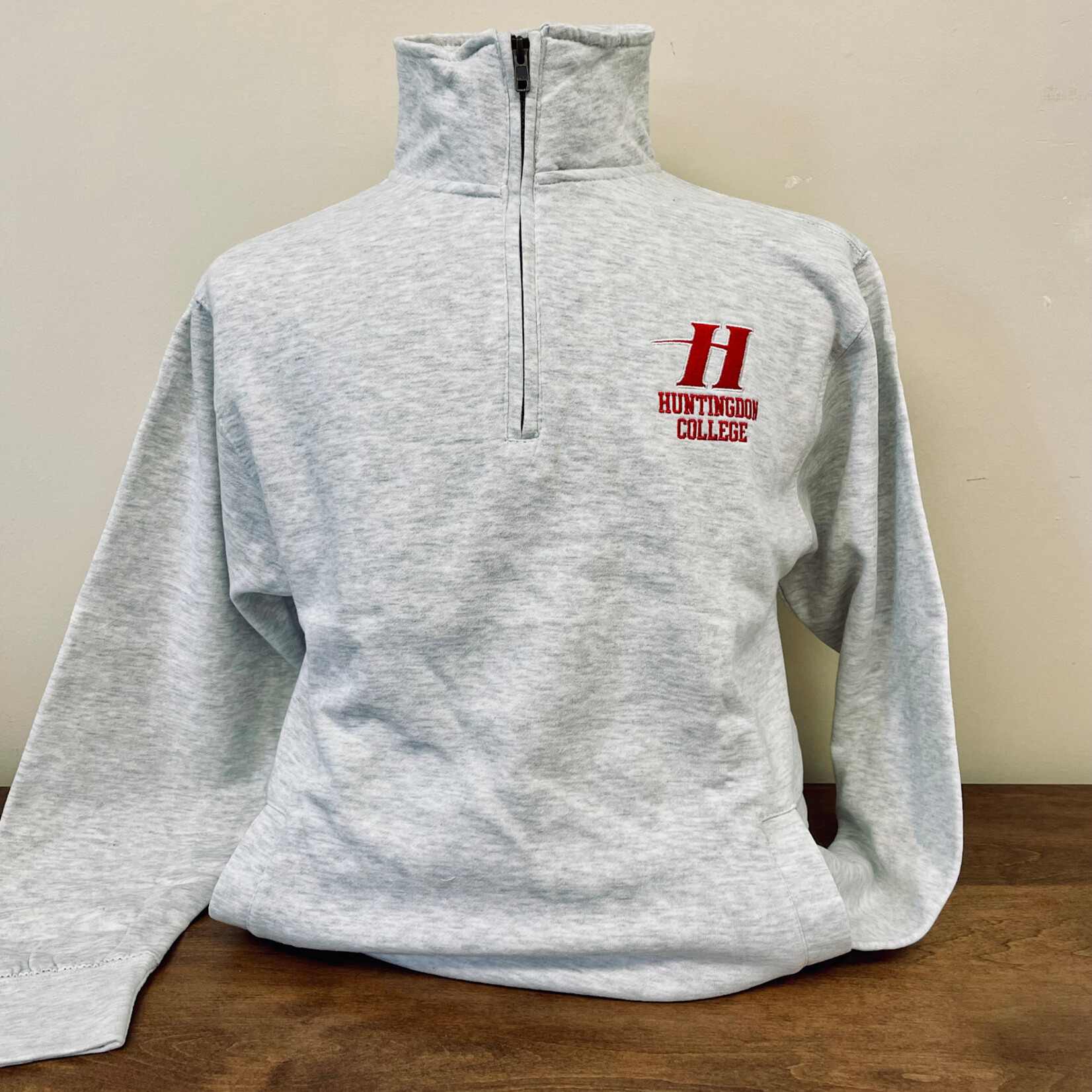 Half Zip Fleece Pullover with Pockets