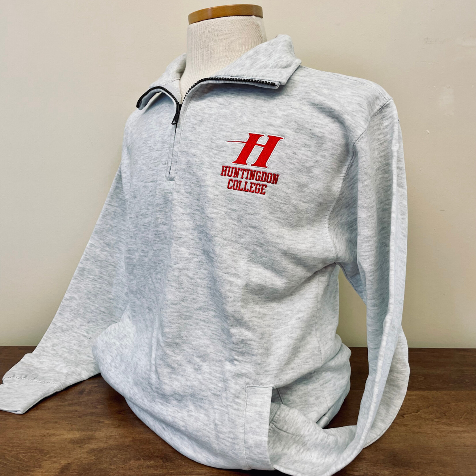 Half Zip Fleece Pullover with Pockets