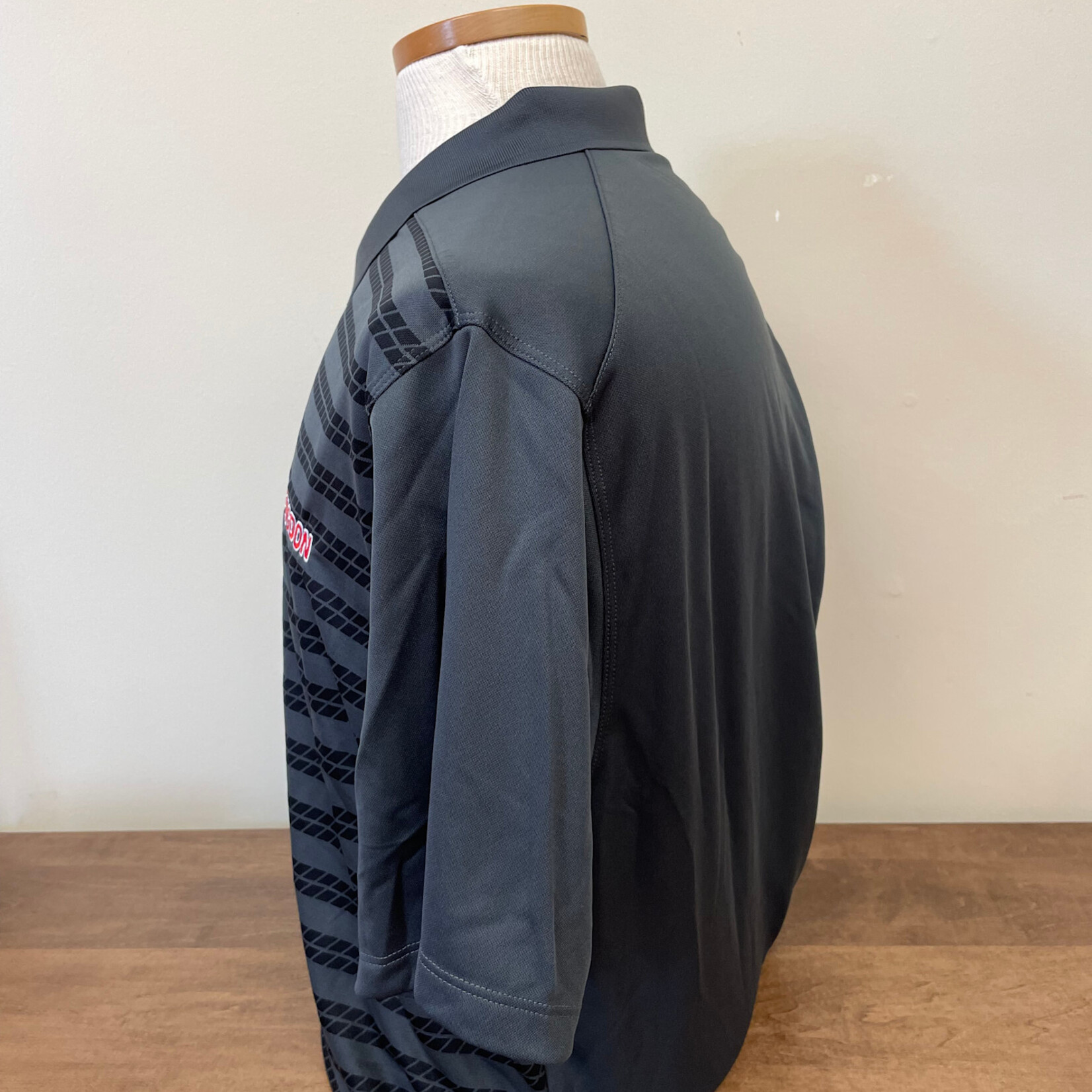 Nike Dri Fit Stripe Polo Anthracite