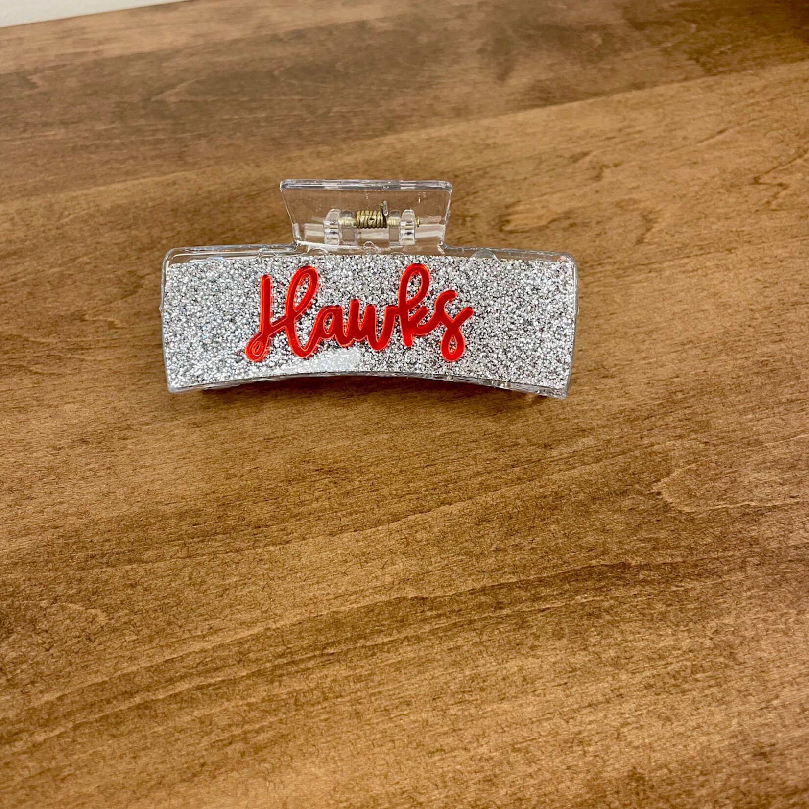 Hawk Hair Clip Silver
