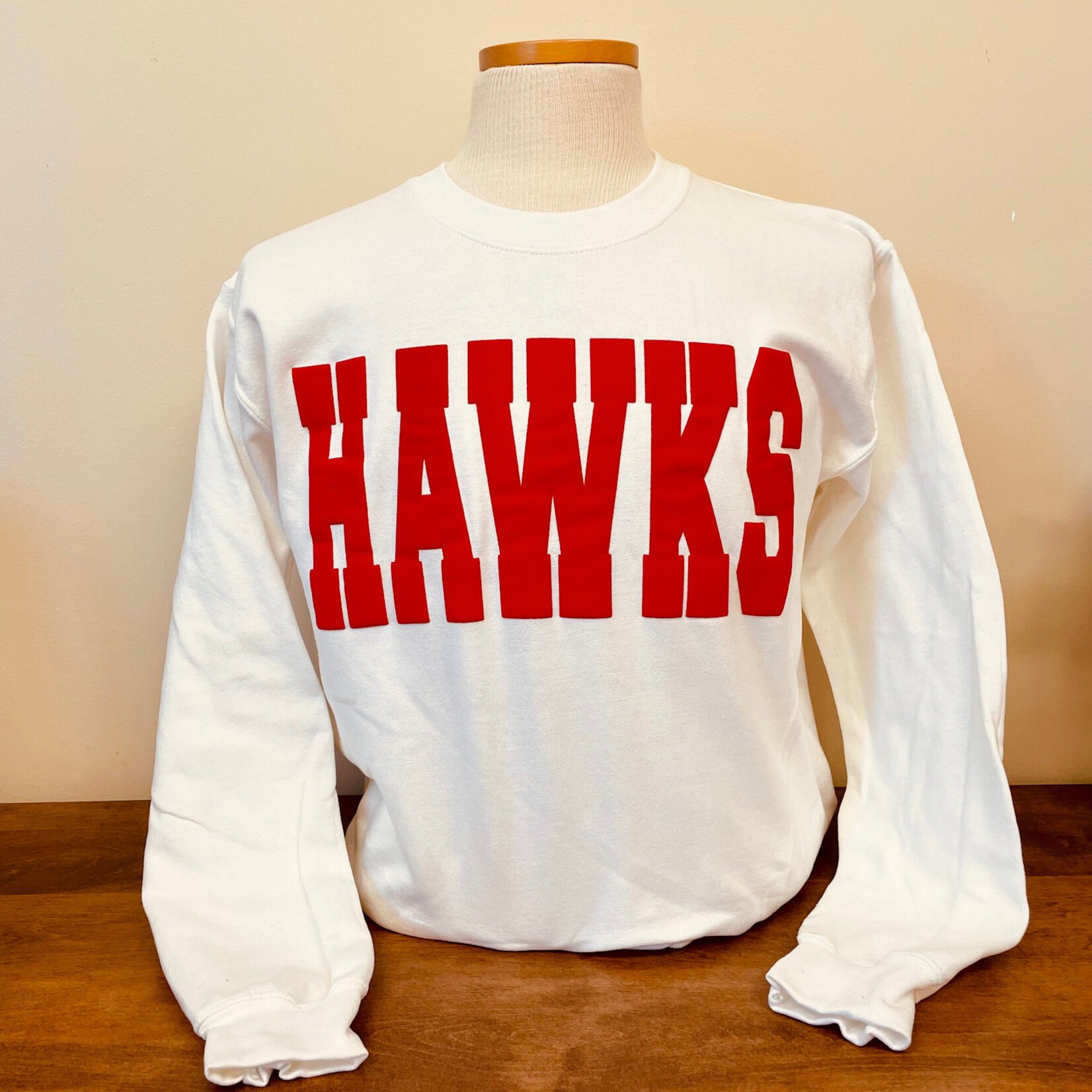 Hawks Puff Design Crewneck