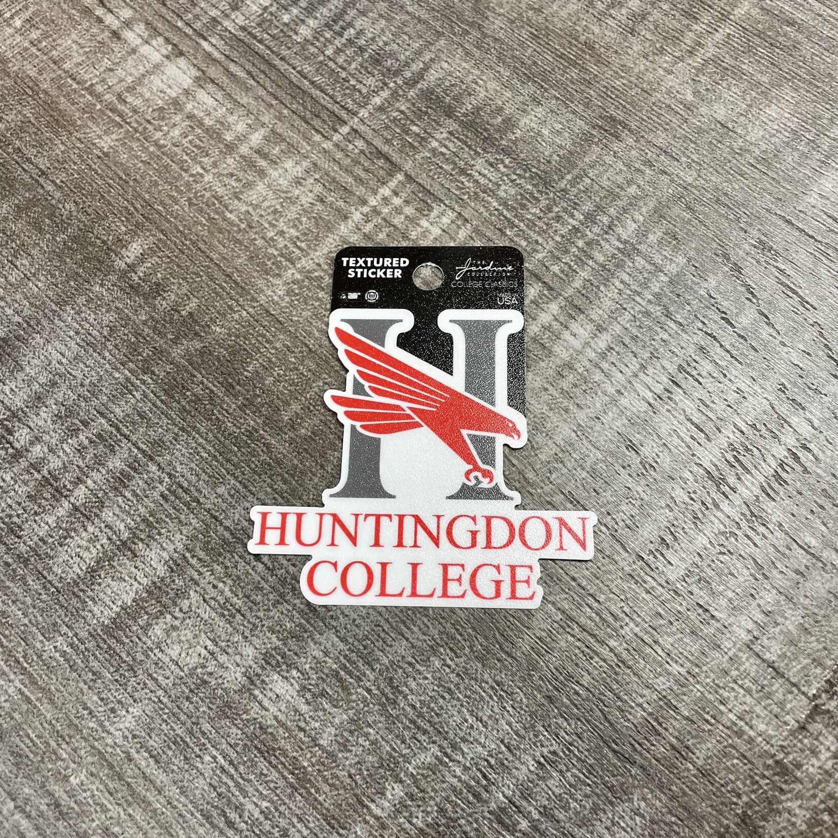 Huntingdon Hawk 3" Textured Sticker