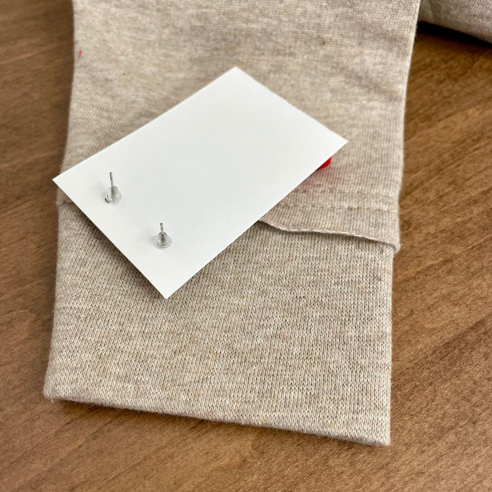 Round Mirror Stud HAWK Earrings