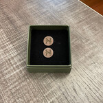 Huntingdon Cuff Links Hawk Logo