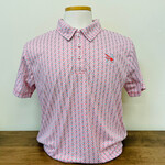 Bro 2-Way Stretch White Polo