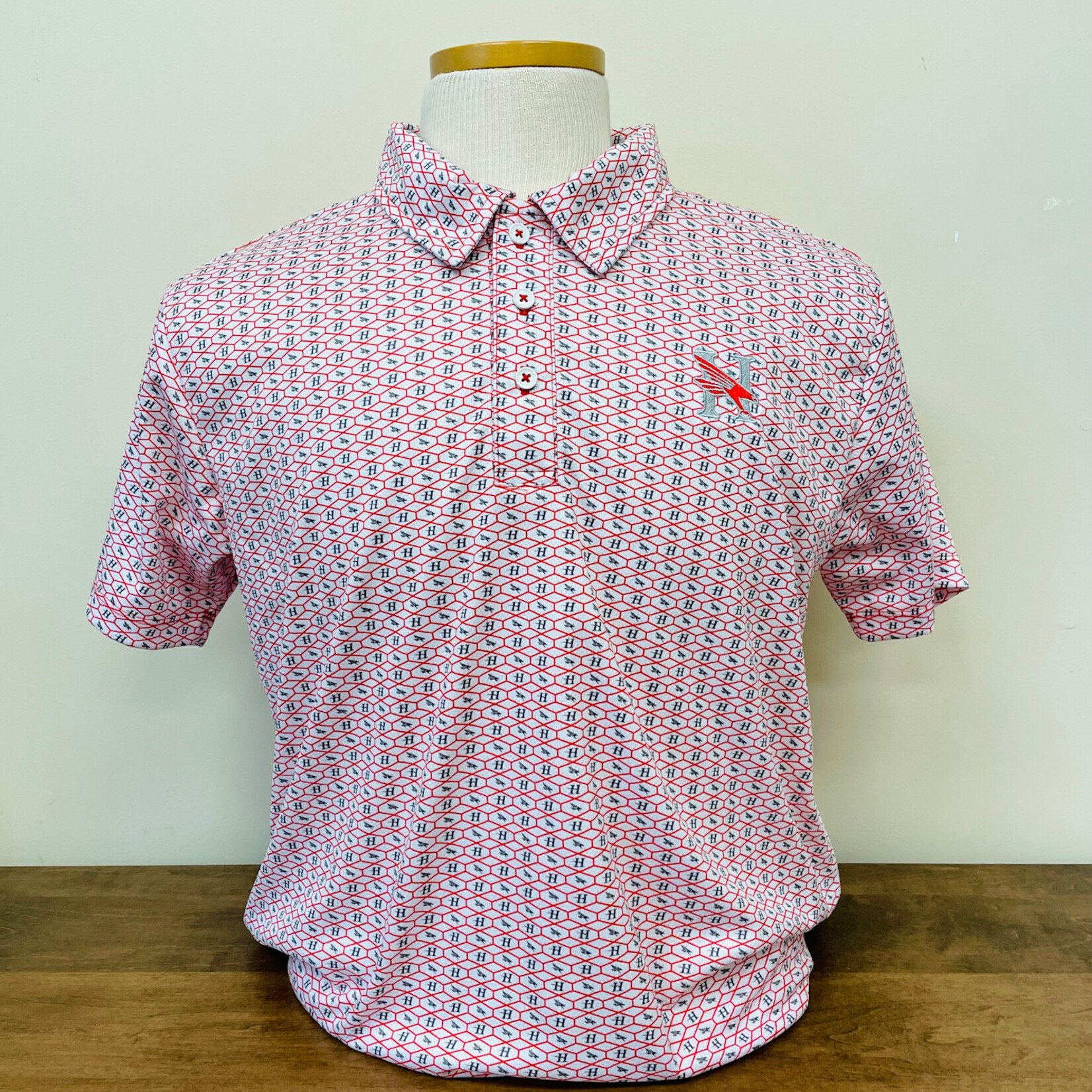 Bro 2-Way Stretch White Polo