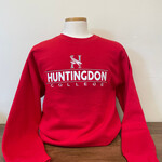 Huntingdon College Red Crewneck H-3741
