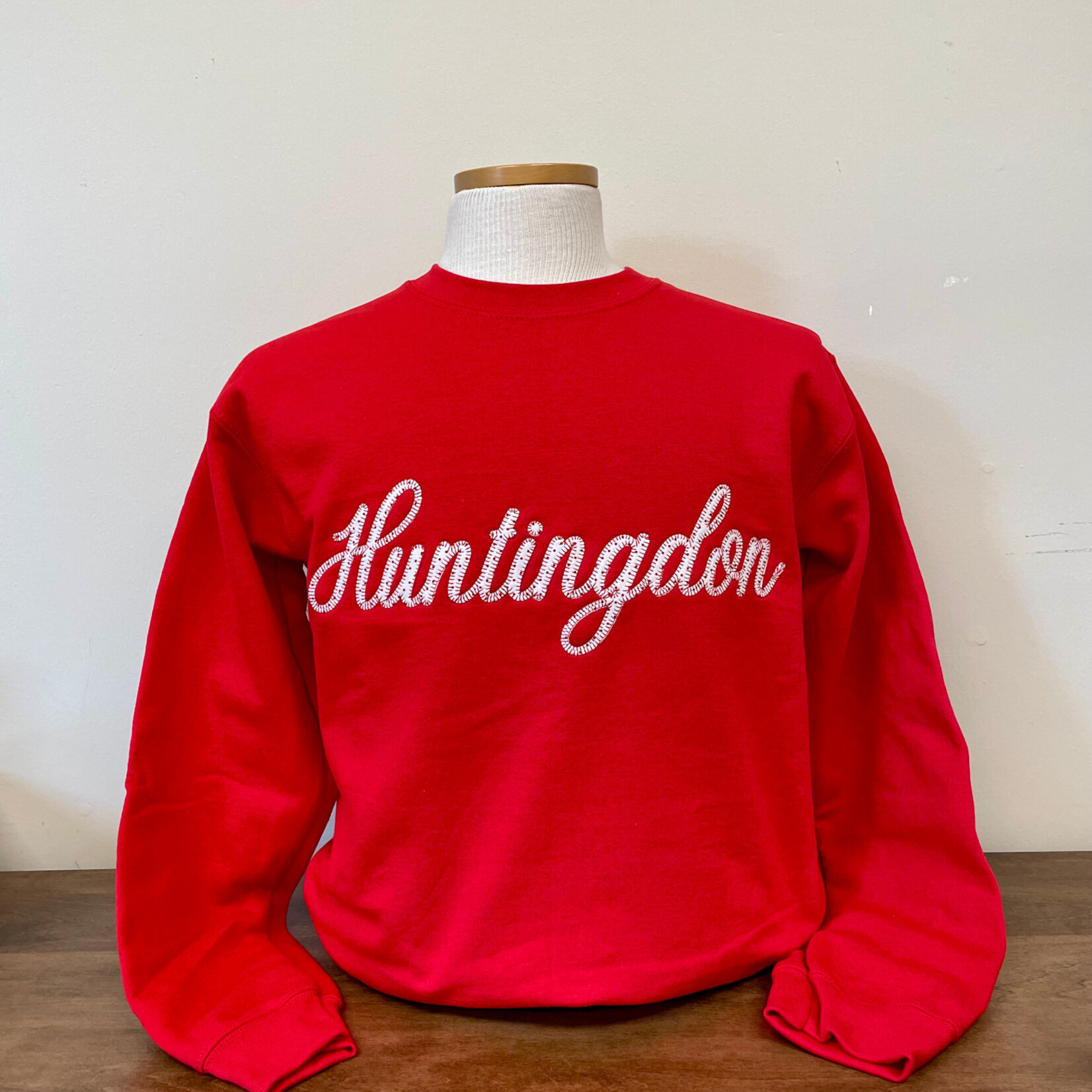 Red Applique Crew