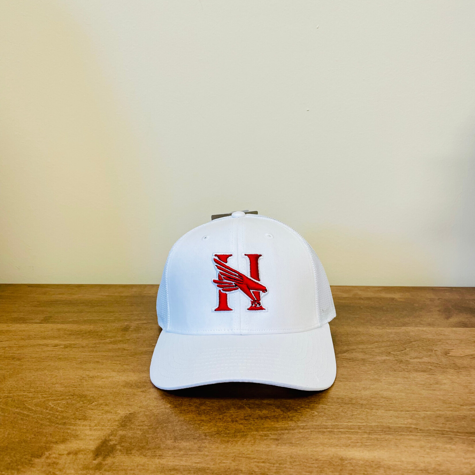 White Cotton Twill Cap with 3D embroidery
