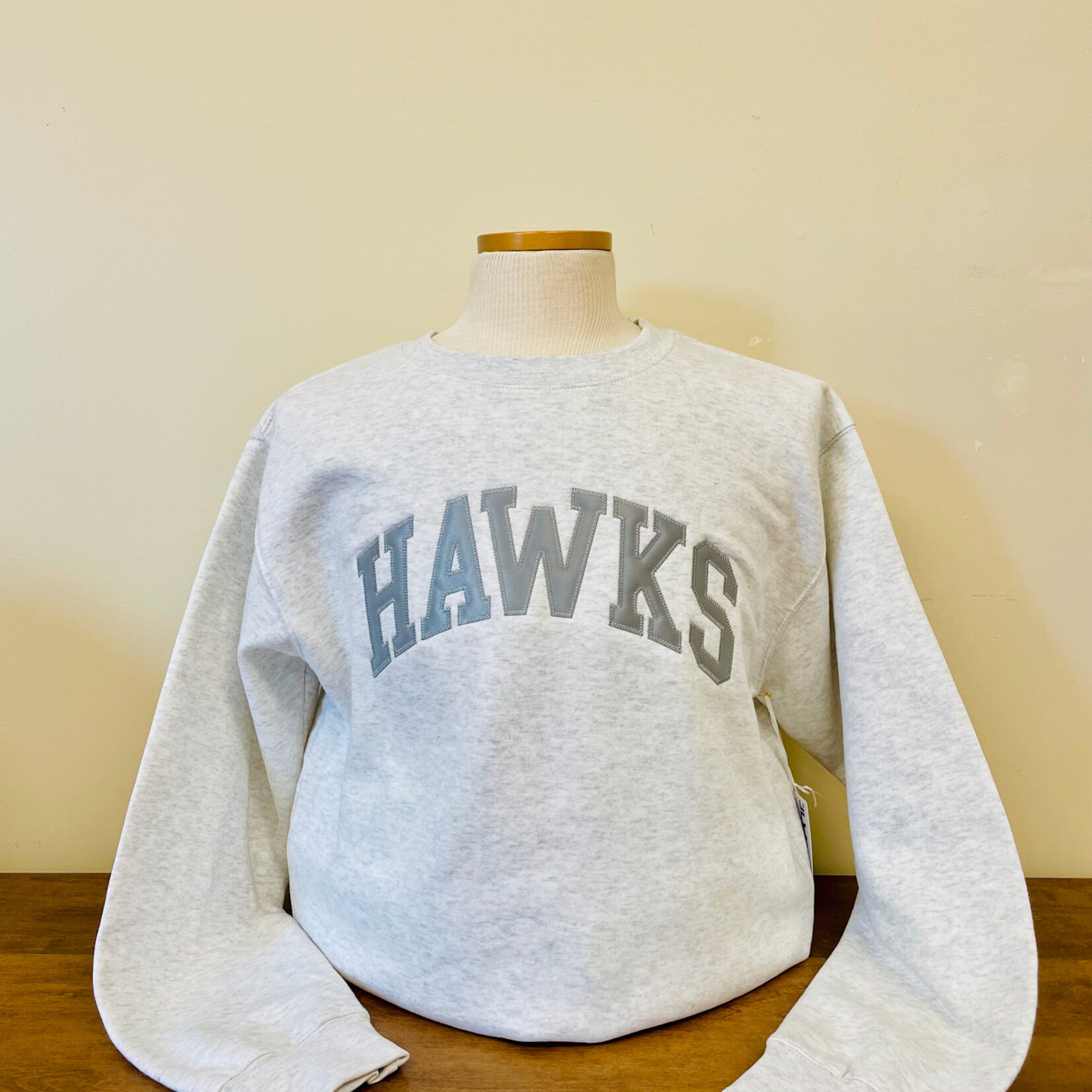 Crewneck with Silver Applique H-3763
