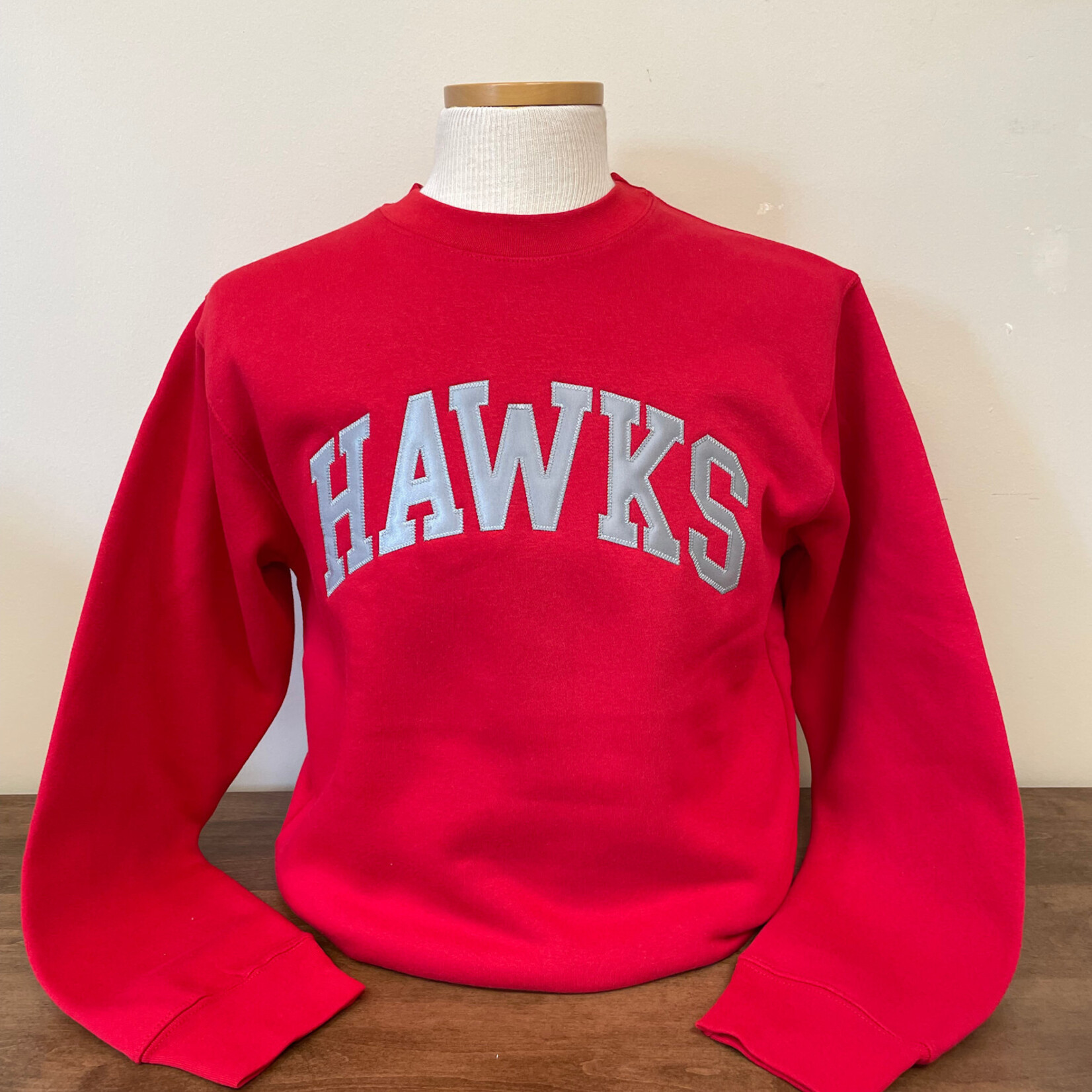 Crewneck with Silver Applique H-3763