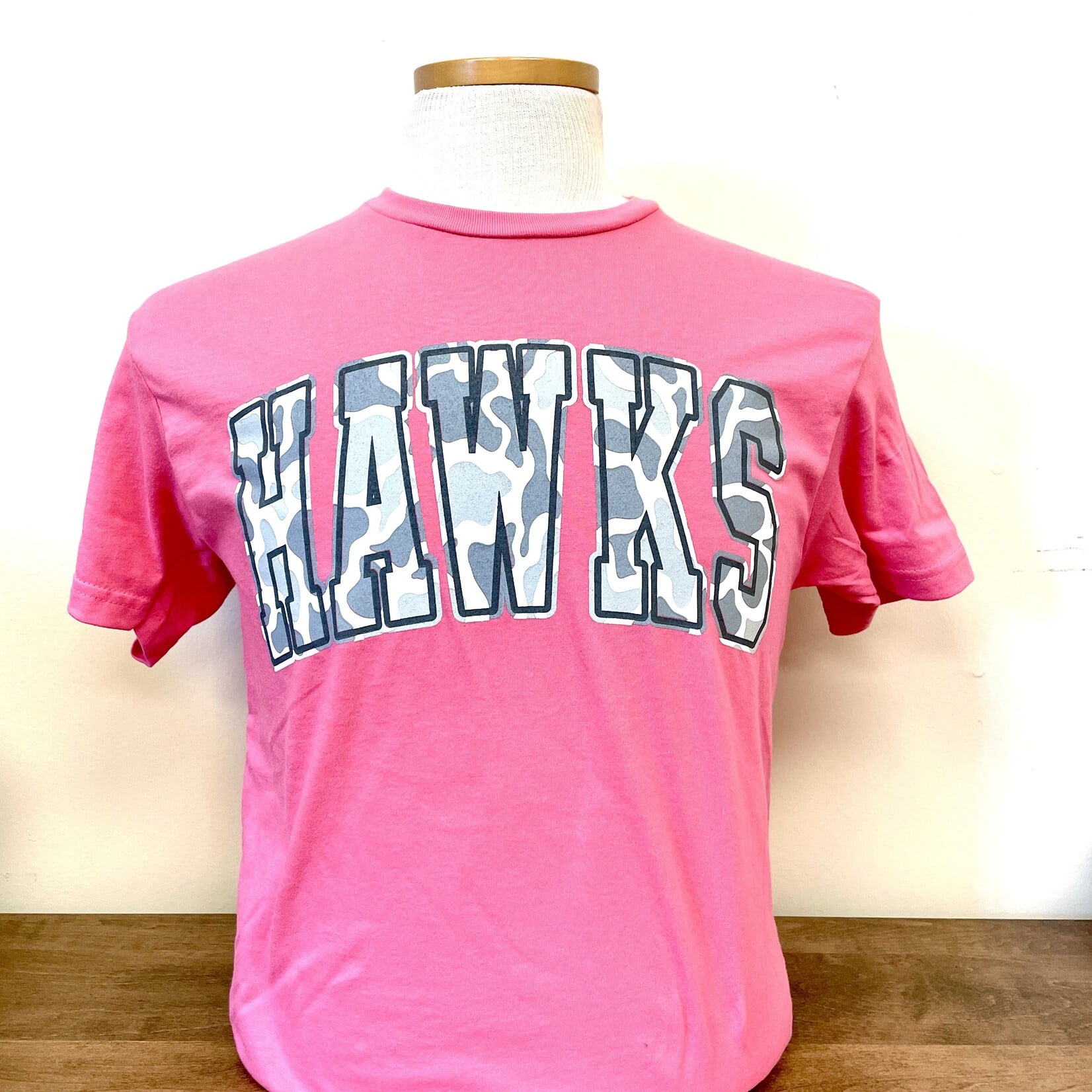Pink HAWK Camo Tee