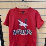 Youth Hawks Red Tee