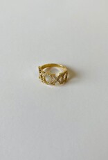 14K Gold XO Ring