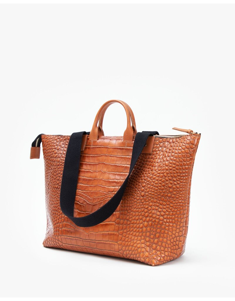 Le Zip Sac - Cuoio Croco