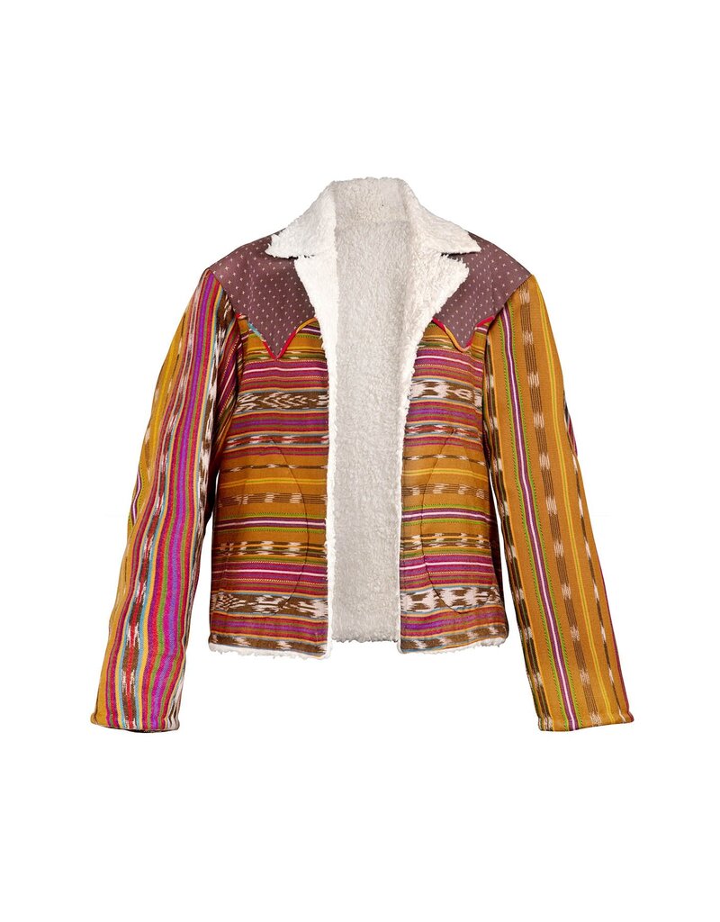 Alix of Bohemia Sundowner Ochre Ikat Jacket
