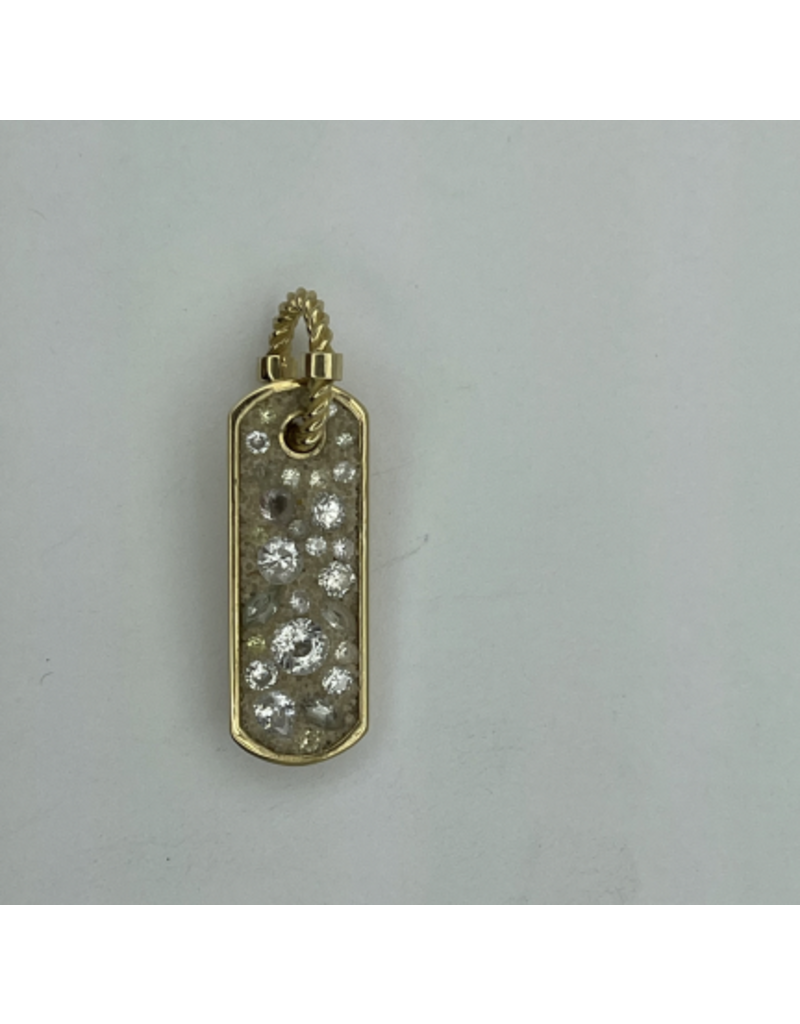 Long Small Tag Pendant