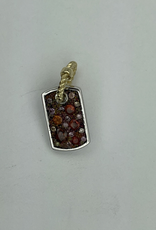 Small Tag Pendant on Silver Chain