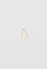 Loren Stewart MINI TRIANGLE SAFETY PIN EARRINGS