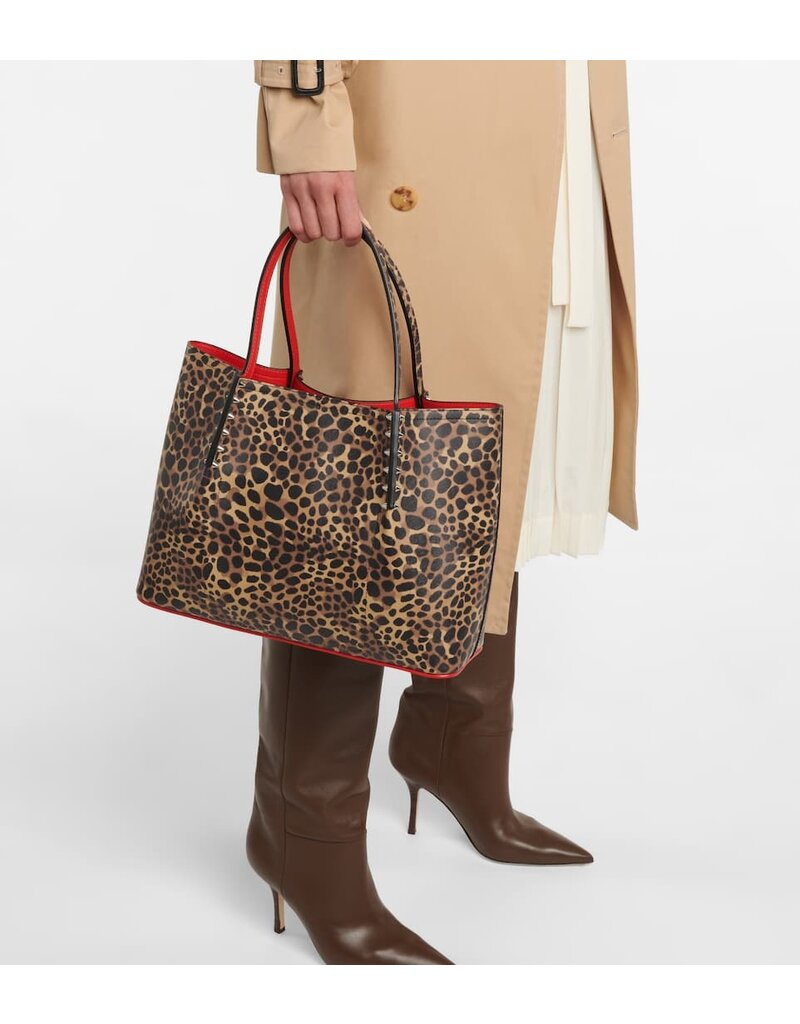 Christian Louboutin Cabarock Mini Leopard Tote Bag