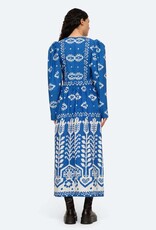 Sea New York SONIA PRINT LONG SLEEVE DRESS