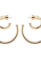 Jennifer Fisher LARGE DOUBLE LILLY HOOPS