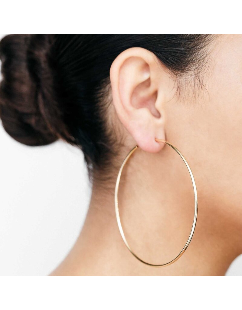 Jennifer Fisher 3" THREAD HOOPS