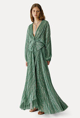 LUREX PLISS' TULLE CROSSOVER SHIRT
